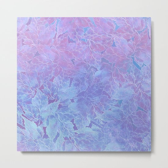 Frozen Leaves 3 Metal Print