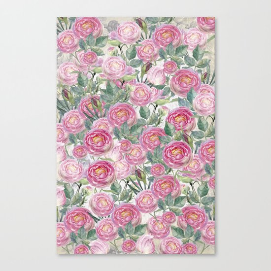 Vintage Roses Canvas Print