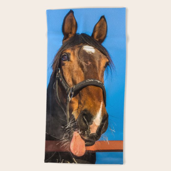 Horse Albert Beach Towel