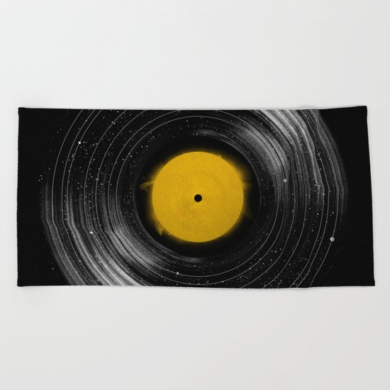 Sound System Beach Towel