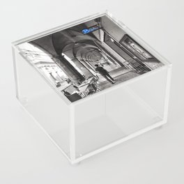Black and white Bologna Street Photography Acrylic Box