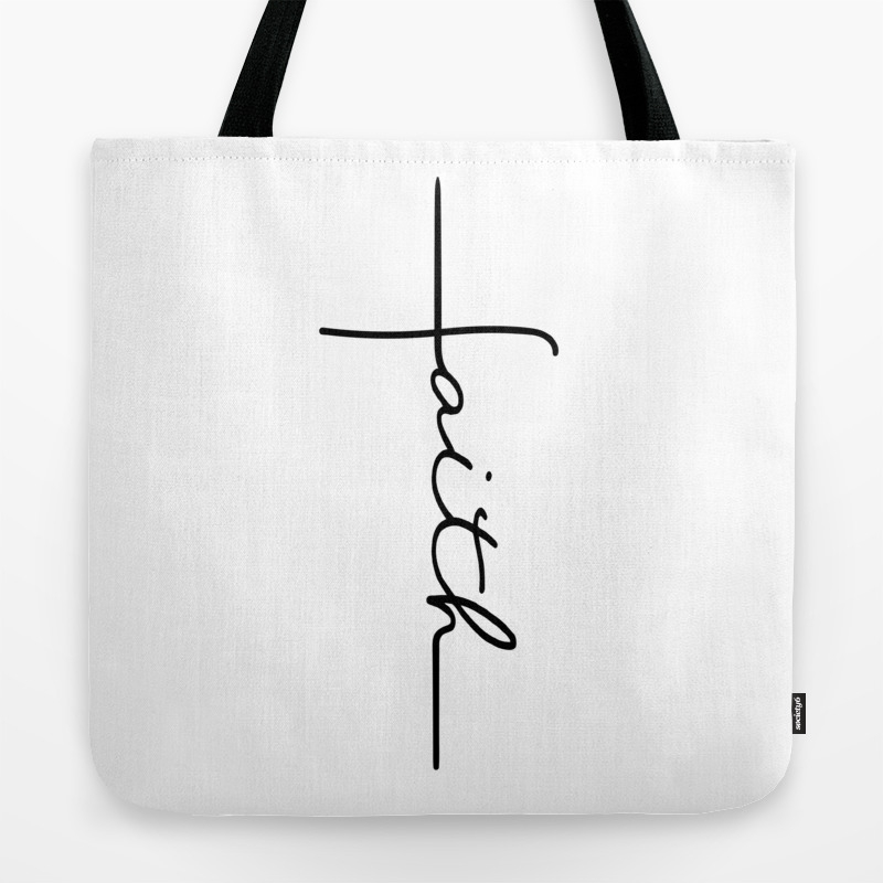 cross tote bag
