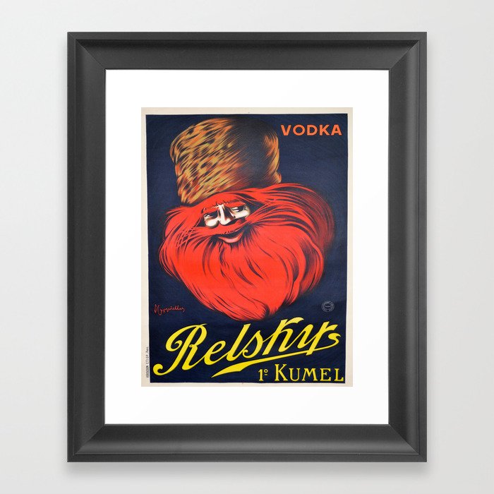 Vintage poster - Relsky Vodka Framed Art Print