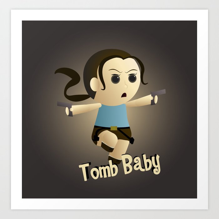 Geek Babies: Lara Art Print