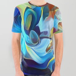 Falling Silk All Over Graphic Tee