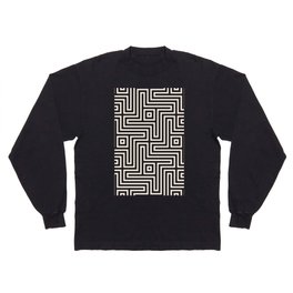 Graphic black and white Long Sleeve T-shirt