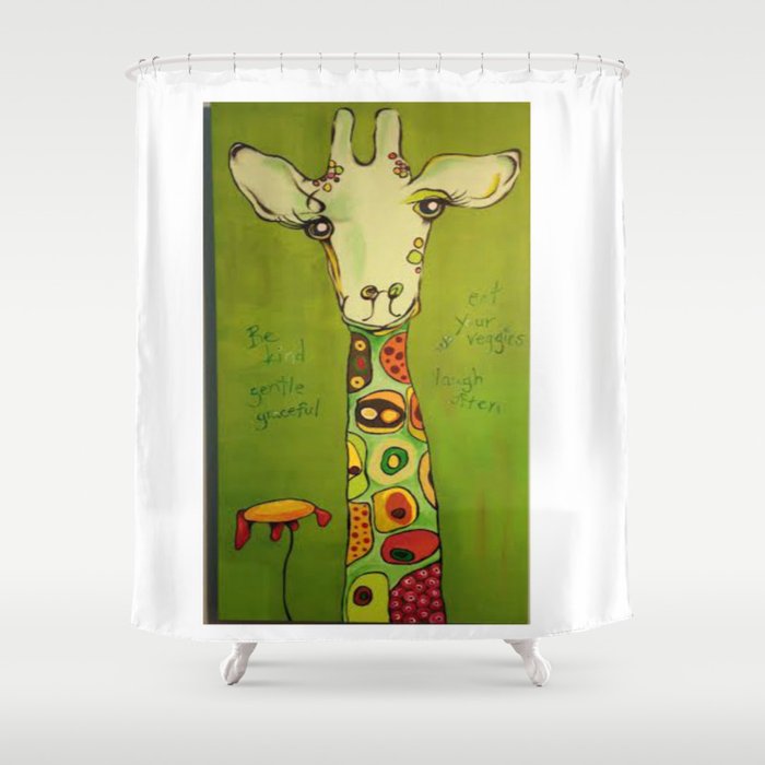 Kallies Giraffe 2 Shower Curtain