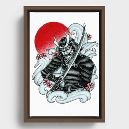 Samurai Framed Canvas