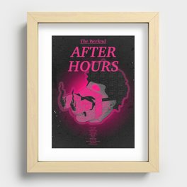 After Hours Retro Poster Recessed Framed Print