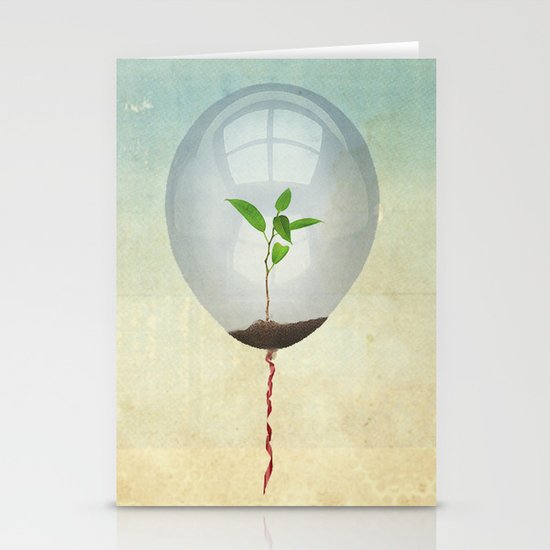 micro environment Stationery Cards