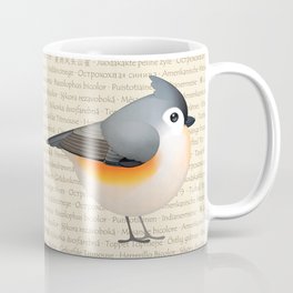  Tufty baeolophus Coffee Mug | Illustration, Typography, Nature, Animal 