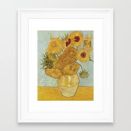 Van Gogh Sunflowers Framed Art Print