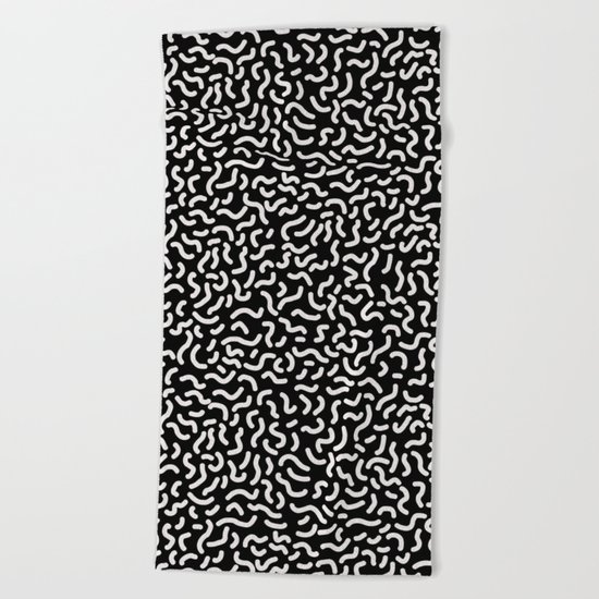 Memphis pattern 4 Beach Towel