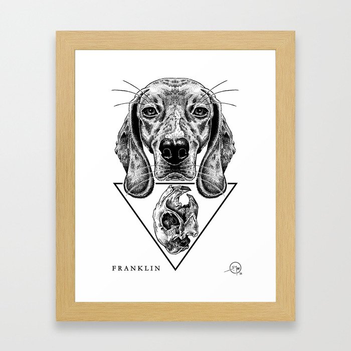 FRANKLIN Framed Art Print