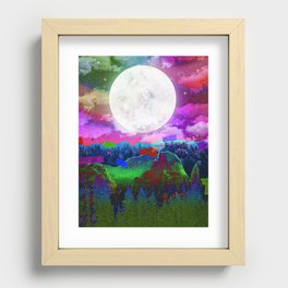 Taurus Full Moon Recessed Framed Print
