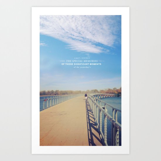 Memorias del ayer Art Print