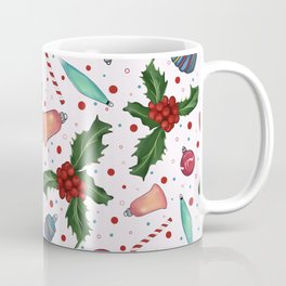 A Vintage Christmas Pattern Coffee Mug