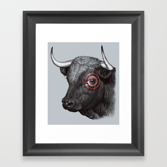 Bullseye Framed Art Print