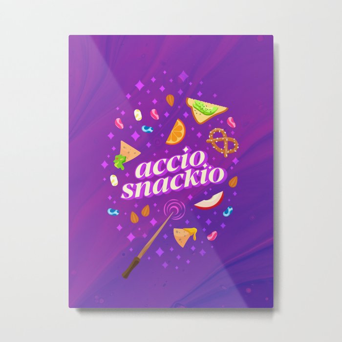 Accio Snackio Metal Print