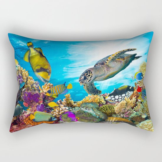 sea life Rectangular Pillow