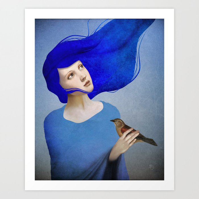 Discover the motif NIGHT BIRD by Christian Schloe as a print at TOPPOSTER