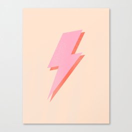 Thunderbolt: The Peach Edition Canvas Print