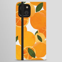 mediterranean oranges still life  iPhone Wallet Case