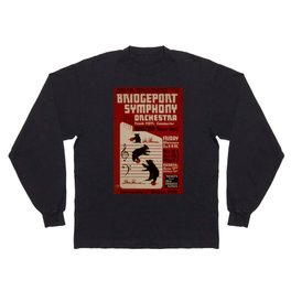 Federal Music Project Bridgeport - Retro Vintage Music Symphony Bears Long Sleeve T-shirt
