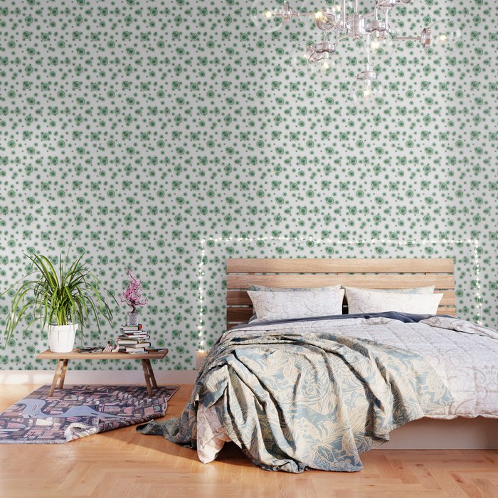 Green Coral Wallpaper by Studio Maren | Society6