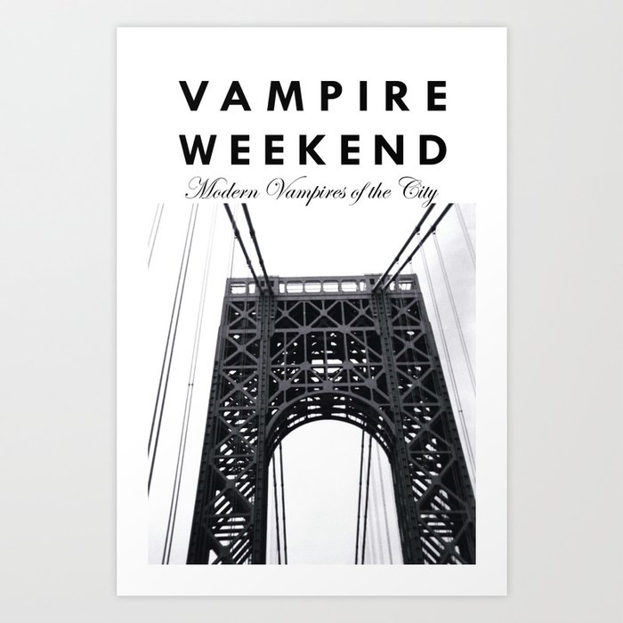 Vampire Weekend / George Washington Bridge Art Print