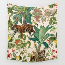 TIGER IN THE JUNGLE Wall Tapestry
