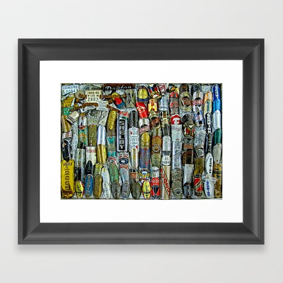 Badges Framed Art Print