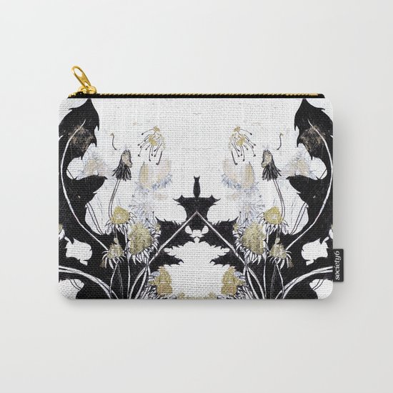 Gold Dandelions Carry-All Pouch