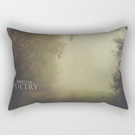 Unwritten poetry Rectangular Pillow