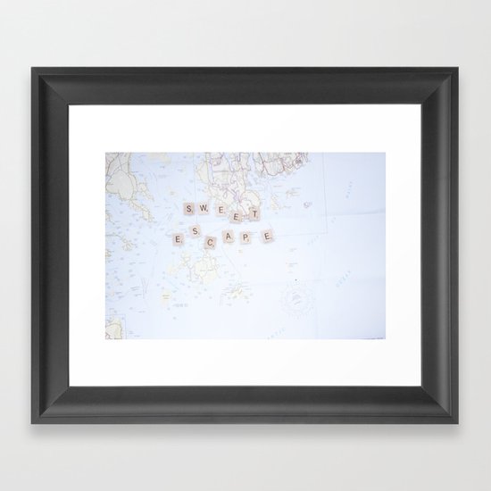 SWEET ESCAPE Framed Art Print