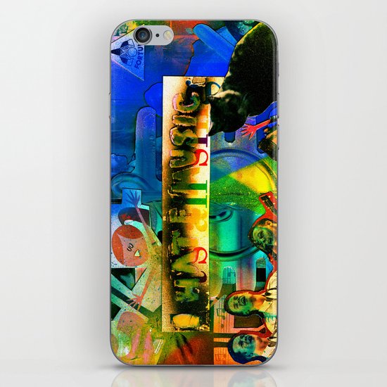 "I Hate Music" by Cap Blackard iPhone & iPod Skin