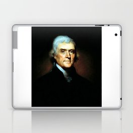 Portrait of Thomas Jefferson by Rembrandt Peale Laptop Skin