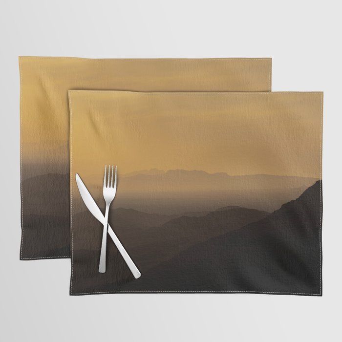 Serie of mountains Placemat