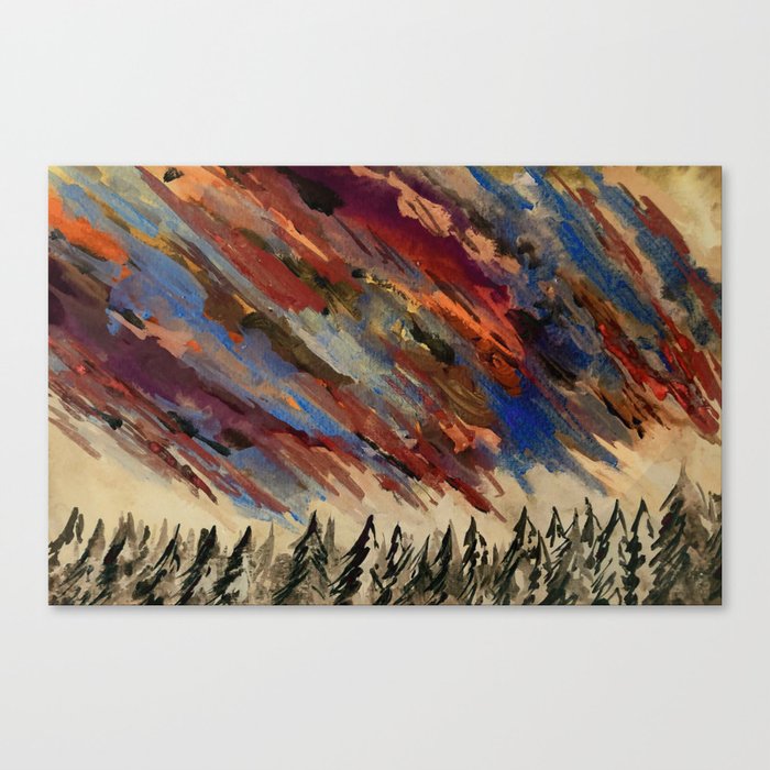 The Painted Sky Canvas Print