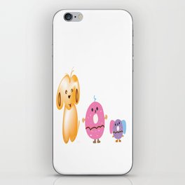 Joie and the Donut Buddies iPhone Skin