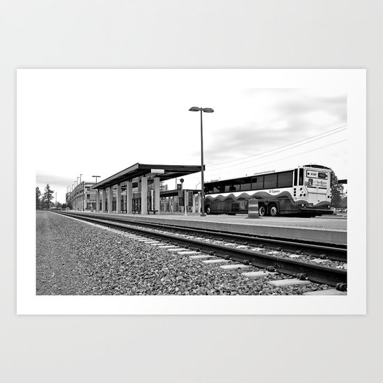 Sound Transit station Art Print