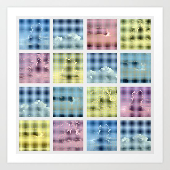 Sky ~ Matrix Art Print