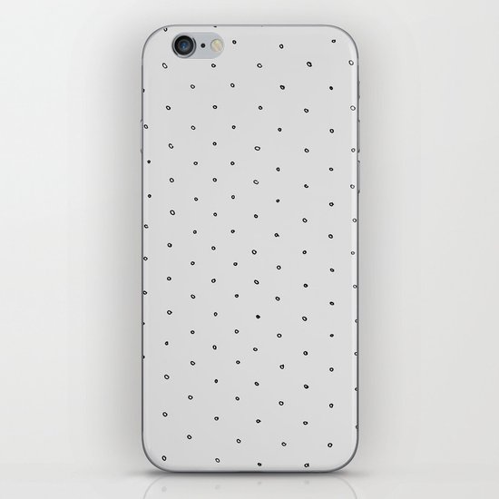 Gray Polka Dot iPhone & iPod Skin