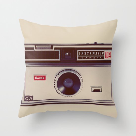 Instamatic Throw Pillow