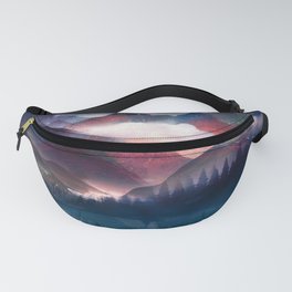 Mountain Lake Under the Stars Fanny Pack