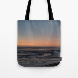 Sunset at the Waddensea Tote Bag