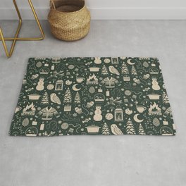 Winter Nights: Forest Area & Throw Rug
