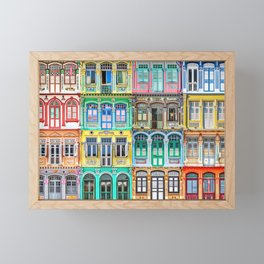 The Singapore Shophouse Framed Mini Art Print