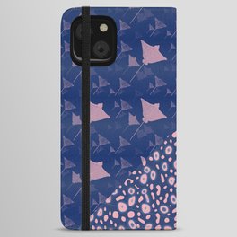 Manta Eagle Ray pattern iPhone Wallet Case