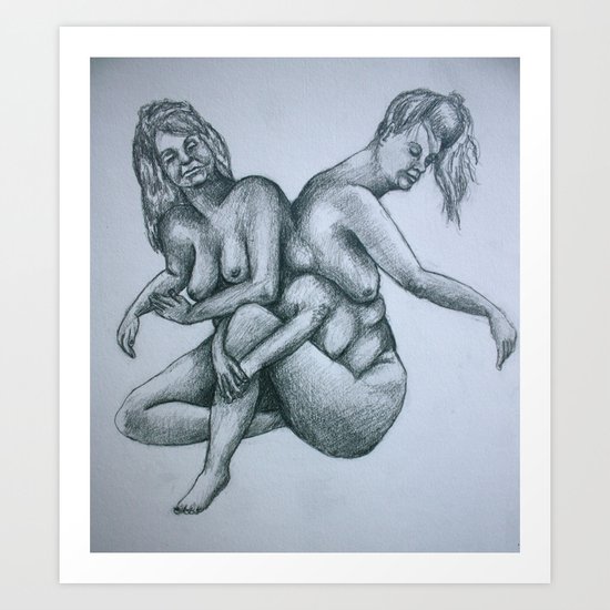 Sisters II Art Print
